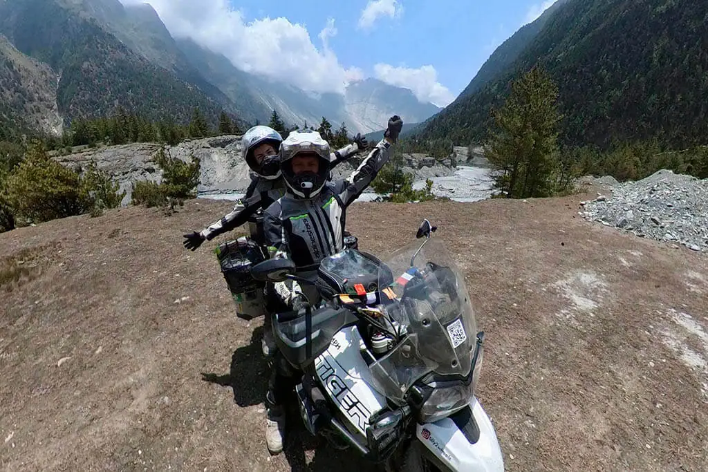 tilly2wheels touring in Nepal